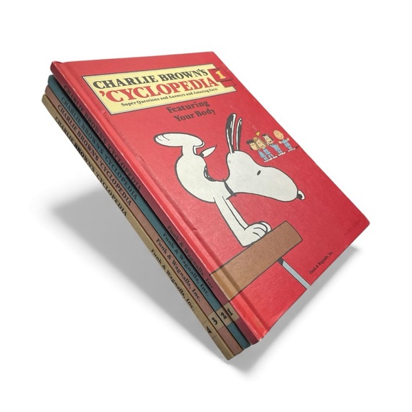 CHARLIE BROWN'S
'CYCLOPEDIA Set of 4 vintage 1980’s hardcover books - Picture 10 of 10